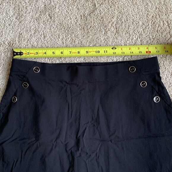 Rafaella Ladies Stretch Skort Skirt Black Size Large‎ - Picture 7 of 9